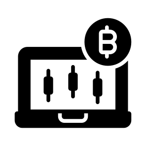 ,,trading, Chart, Market, Bitcoin, Crypto,, icon