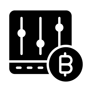 Trading, Chart, Market, Bitcoin, Crypto icon