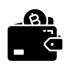 Wallet, Notecase, Billfold, Purse, Bitcoin icon