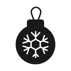 Christmas, Ball, Ornament, Decoration, Bauble icon