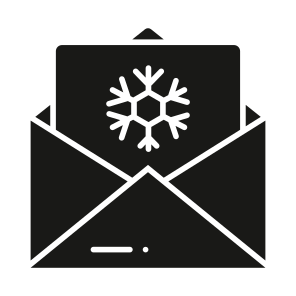 Christmas, Letter, Holiday, Card, Festive icon