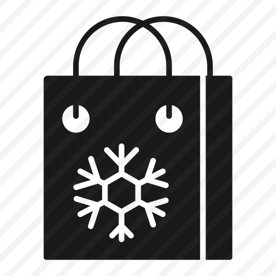 Christmas, Shopping, Bag, Jute, Tote preview