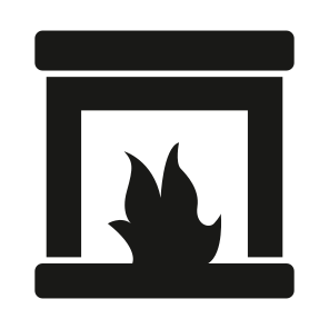Fireplace, Furnace, Fireside, Firebox, Mantelpiece icon