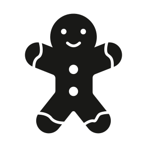 Gingerbread, Bread, Baked, Loaf, Confectionery icon
