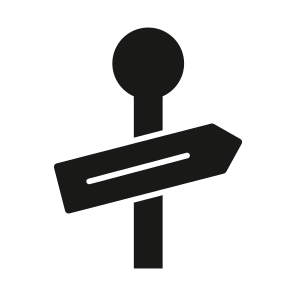 Signpost, Guidepost, Direction, Information, Board icon