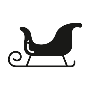 Sleigh, Transport, Conveyance, Vehicle, Ride icon