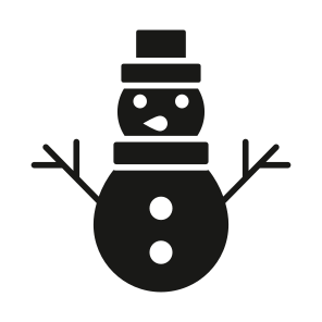 Snowman, Christmas, Sculpture, Snow, Festive icon