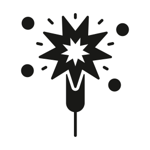 Sparkler, Pyrotechnics, Celebration, Fireworks, Party icon