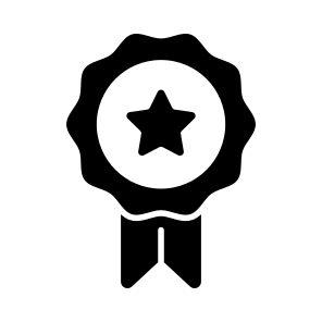 Badge, Award, Achievement, Success, Winner icon