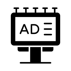 Billboard, Advertising, Marketing, Promotion, Campaign icon