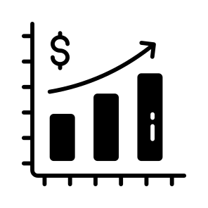 Business, Growth, Analytics, Chart, Graph icon