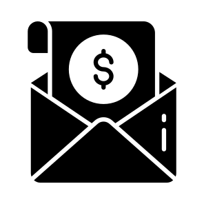 Financial, Mail, Email, Marketing, Campaign icon