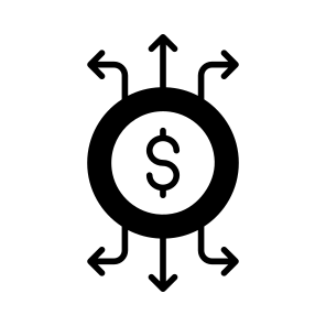 Money, Flow, Cash, Finance, Business icon