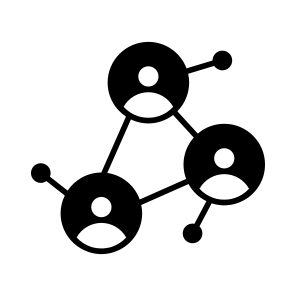 Networking, Business, Connection, Communication, Teamwork icon