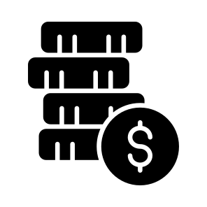 Revenue, Wealth, Coins, Assets, Profit icon