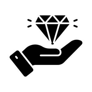 Value, Investment, Diamond, Finance, Premium icon