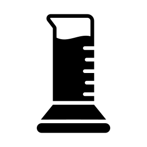 Cylinder, Beaker, Testing, Tube, Experiment icon
