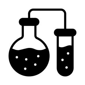 Distillation, Reaction, Experiment, Practical, Flask icon
