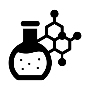 Flask, Glassware, Organic, Compound, Structure icon