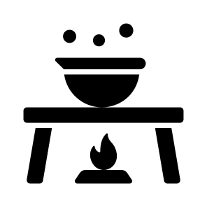 Heating, Experiment, Practical, Burner, Bowl icon