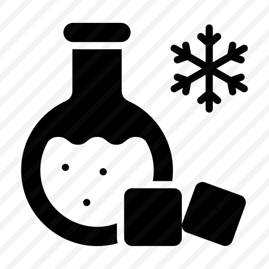 Nitrogen, Flask, Liquid, Frozen, Cubes preview