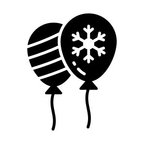 Balloons, Decoration, Celebration, Helium, Party, icon