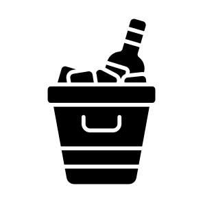 Champagne, Wine, Alcohol, New Year, Christmas, icon