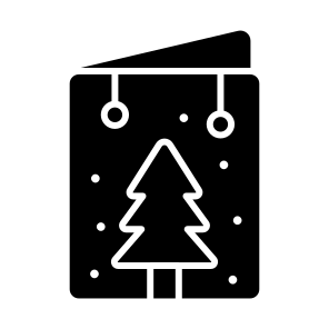 Christmas Card, Invitation, Xmas Card, Greeting Card, Wishes, icon