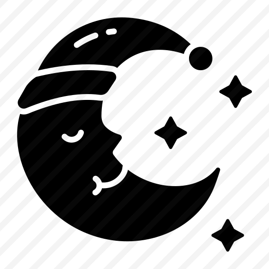 Christmas, Night, Moon, Holiday, Festive, preview