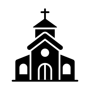 Church, House, Home, Building, Catholic, icon