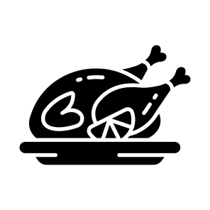 Roasted, Turkey, Chicken, Party, Celebration, icon
