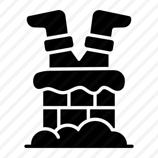 Santa, Claus, Chimney, Snow, Character, preview