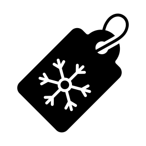 Winter, Tags, Sale, Offer, Christmas, icon