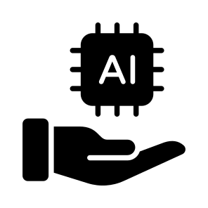 Ai, Artificial, Intelligence, Assistance, Microchip icon