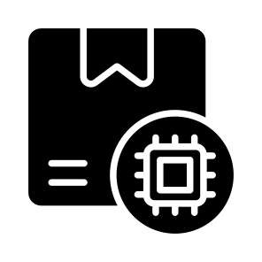 Ai, Artificial Intelligence, Parcel, Package, Delivery icon