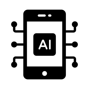 Artificial, Intelligence, Mobile, Ai, Smartphone icon