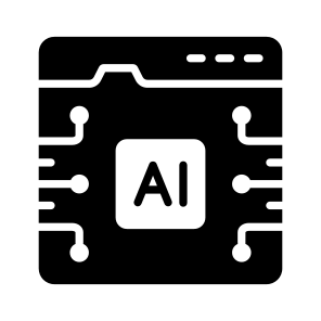 Artificial, Intelligence, Website, Webpage, Web icon