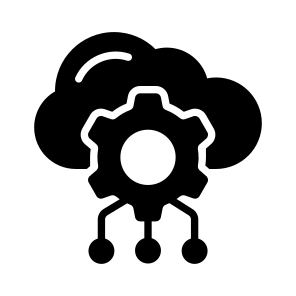 Cloud, Services, Artificial, Intelligence, Infrastructure icon