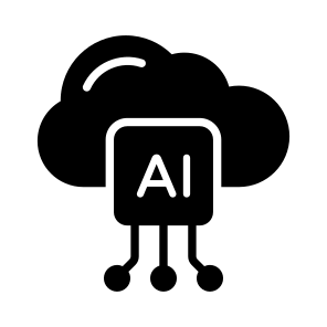 Cloud, Technology, Ai, Microprocessor, Processor icon