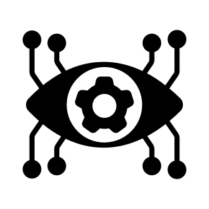 Cybernetics, Cyber, Eye, Artificial, Intelligence icon