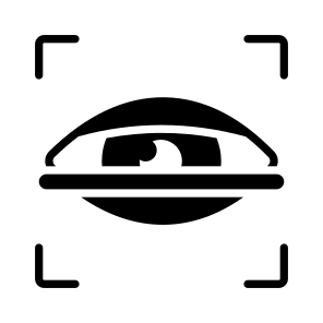 Recognition, Biometric, Eye, Identification, Scanning icon