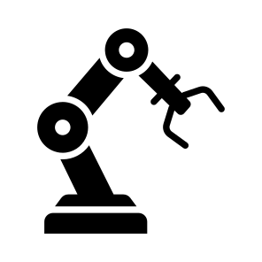 Robotic, Arm, Automation, Industry, Technology icon
