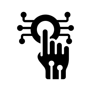 Robotic, Hand, Artificial, Intelligence, Interaction icon