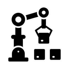 Robotic, Manufacturing, Automation, Automated, Production icon