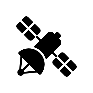 Satellite, Artificial, Spacecraft, Geostationary, Communication icon