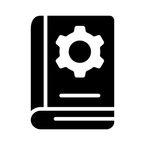 Setting, Manual, Book, Knowledge, Information icon