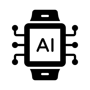 Smartwatch, Ai, Watch, Gadget, Timer icon