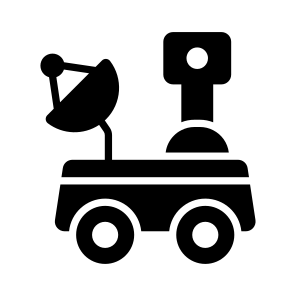 Space, Rover, Vehicle, Transport, Moonwalker, icon