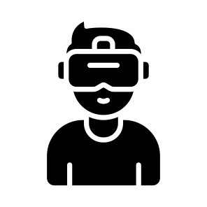 Virtual, Reality, Vr, Headset, Gaming icon