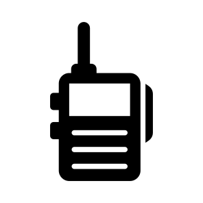 Walkie Talkie, Communicator, Transmitter, Receiver, Wireless icon